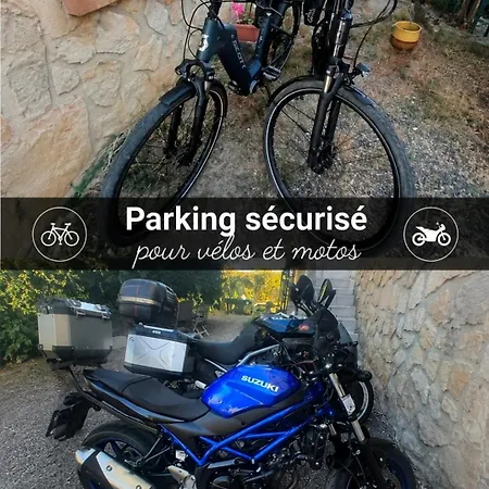 아파트 Grand Au Calme Avec Veranda & Jardin Chez Lulu Saint-Sernin (Ardeche)